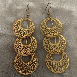 Fashion gold color earrings